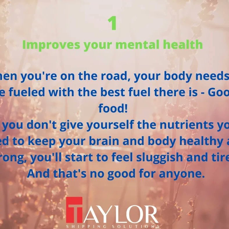 ShippingTaylor's tweet photo. #happymonday 🥳

🟦 To kick off the week, we've prepared facts for you about the top three reasons why #gooddiet is important for truck drivers.

#MondayMotivation #truckingbusiness #health #habits #truckdriversusa #taylorshippingsolutions #usa #interestingfacts #logistics https://t.co/1a2cca7crl
