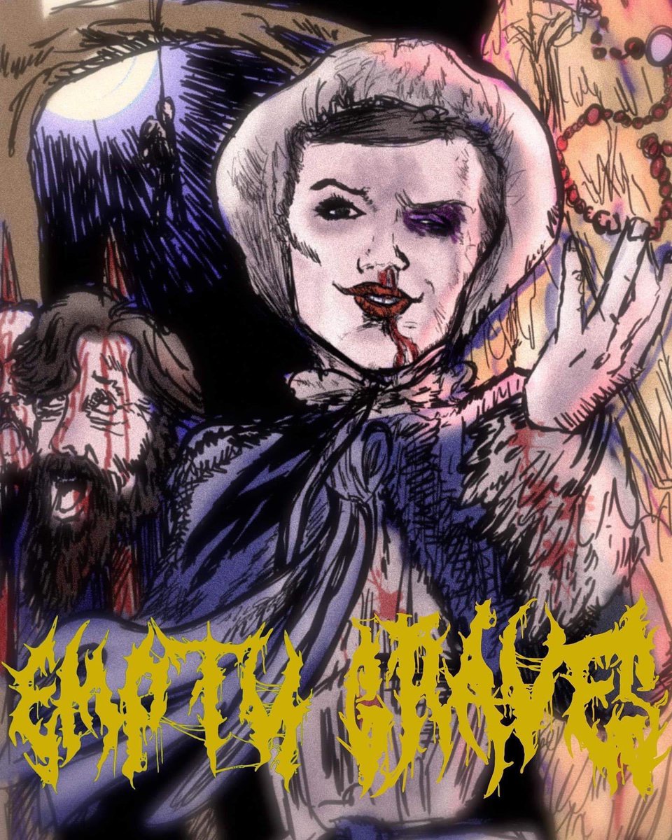 EmptyGravesQC's tweet photo. Surprise! Today is the day we announce the release of our next single, ‘Witch Hunt’. The tale of women being persecuted by religion who decide to get justice for themselves ….And revenge is best served skinned… with no eyelids….👀

https://t.co/Xuc6S7SYFL https://t.co/TNuD9J7Z6r