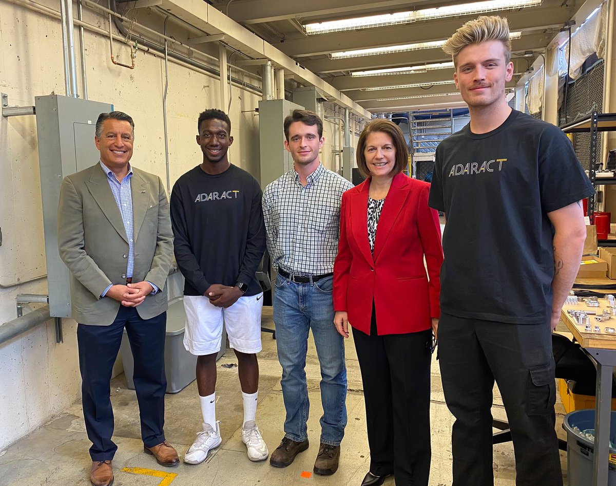Senator Cortez Masto (@sencortezmasto) on Twitter photo I worked with <a href="/unevadareno/">University of Nevada, Reno</a> to secure critical provisions in the CHIPS and Science Act to boost Nevada’s share of research funding. Those funds will go to places like UNR’s Nevada Center for Applied Research, which I got to tour with <a href="/Pres_Sandoval/">Brian Sandoval</a> today. I worked with <a href="/unevadareno/">University of Nevada, Reno</a> to secure critical provisions in the CHIPS and Science Act to boost Nevada’s share of research funding. Those funds will go to places like UNR’s Nevada Center for Applied Research, which I got to tour with <a href="/Pres_Sandoval/">Brian Sandoval</a> today.