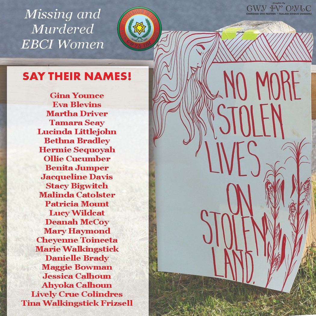XDEVASTATEDX's tweet photo. #EBCI #MMIW #MMIWG #MMIWG2S
@MissingFlowers_ https://t.co/RFMeNZkgTp