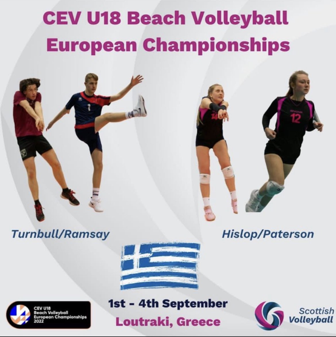 Huge congratulations to our @BelmontacademyO S6 volleyball stars L Hislop &amp; L Paterson who have been selected to represent Scotland at U18 European Beach Volleyball Championships in Greece. They also recently represented 🏴󠁧󠁢󠁳󠁣󠁴󠁿 in the Junior Commonwealth Cup. We are so proud of you!