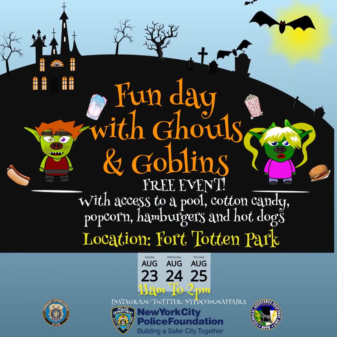 NYPD Community Affairs on Twitter "Join us on August 23rd, 24th & 25th