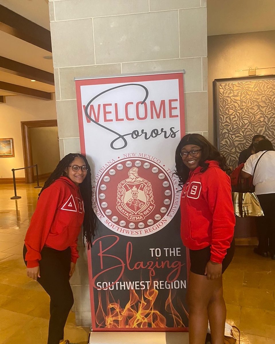 This past weekend Sorors Morgan White &amp; Ar’Nijah Bradley participated in The “BLAZING” Southwest’s 48th Regional Conference. They were excited to meet and work with other Sorors across the region. This conference was definitely one for the books!