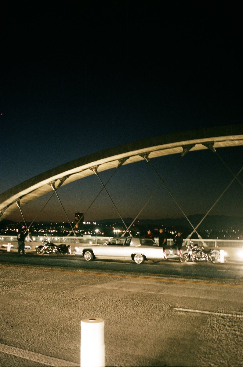I’m practicing controlling my breathing and body so I could stay extra still and not need a tripod. I swore I didn’t move a bit but I did so this how the photo came out. #35mm