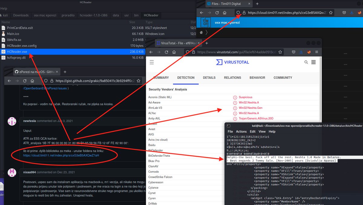 ivanmarkovicsec's tweet photo. Ovo nije kul, trojanac sa targetiranom kampanjom ❗️
#Bezbednost #Privatnost #Virus #Malware #еУправа #Neshta #Srbija #Serbia https://t.co/aqGYBod9u7