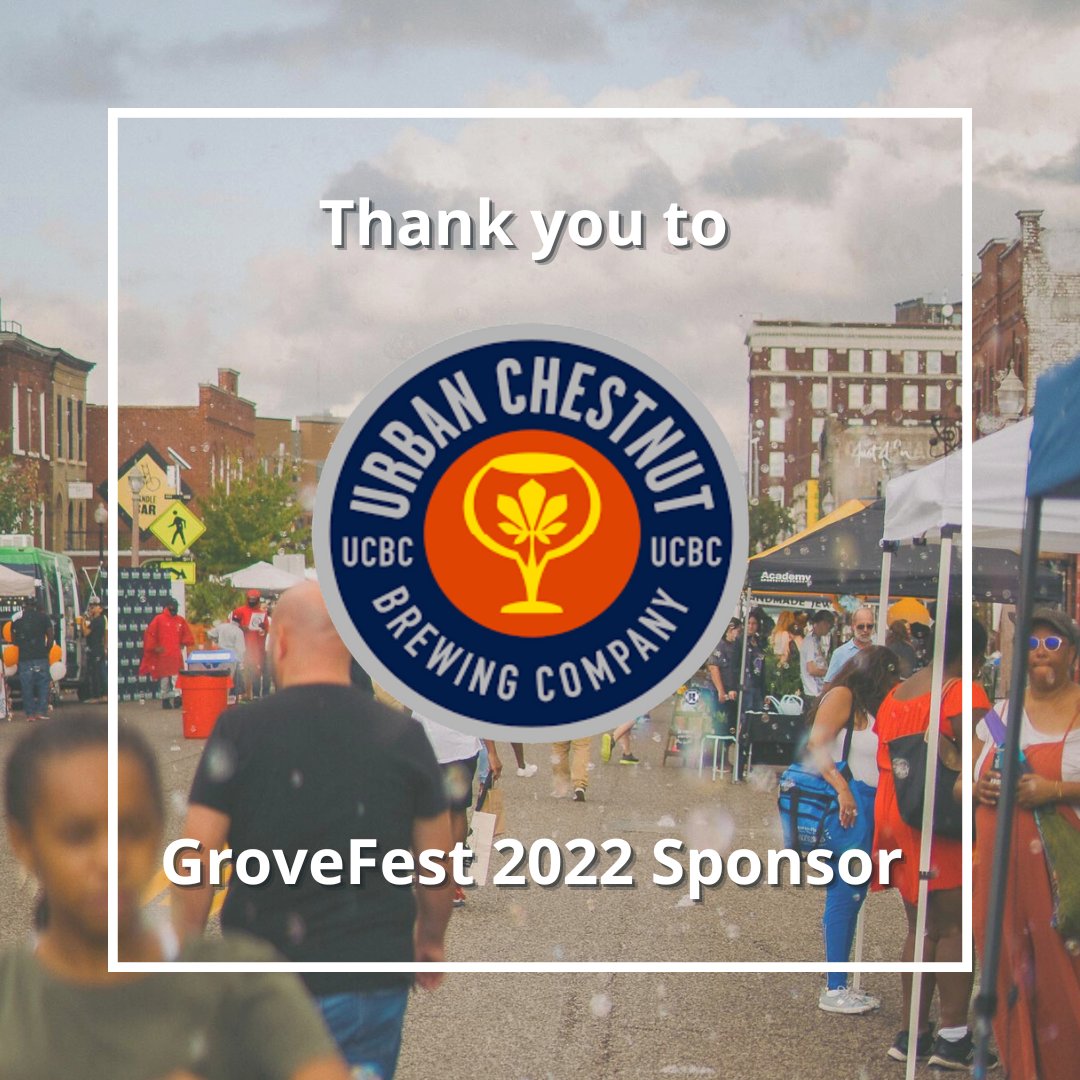 Grove Fest 2022 is made possible by our incredible sponsors. Thank you to Urban Chestnut for your support! #thegrovestl #grovefest2022 #grovefeststl #stlmade
<a href="/urbanchestnut/">UrbanChestnutBrewing</a>
