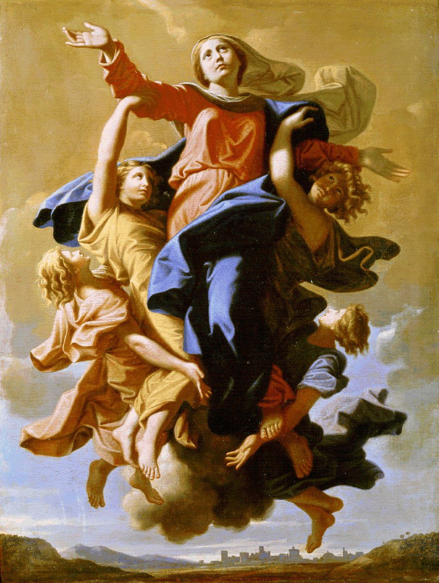 LatorreMendez's tweet photo. Hay magníficos cuadros de la #AscensióndelaVirgen, como el de #Tintoreto, #ElGreco, #Poussin y #Prud'Hon, son una @belleza https://t.co/upcU0wtHfH