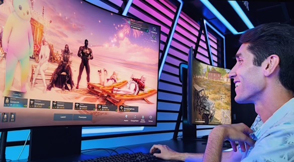 Came all the way to New York to see this thing…

This actually might be the craziest gaming screen I’ve ever seen LOL

You guys can get the all-new 55” rotating Samsung Odyssey Ark Screen and receive $100 off instantly during pre-order.

rebrand.ly/Stoopz

#Ad #OdysseyArk