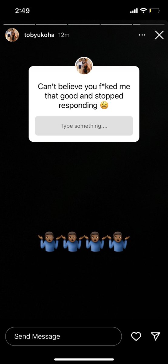 Y'all gotta stop asking yourselves questions on IG man this is getting embarrassing