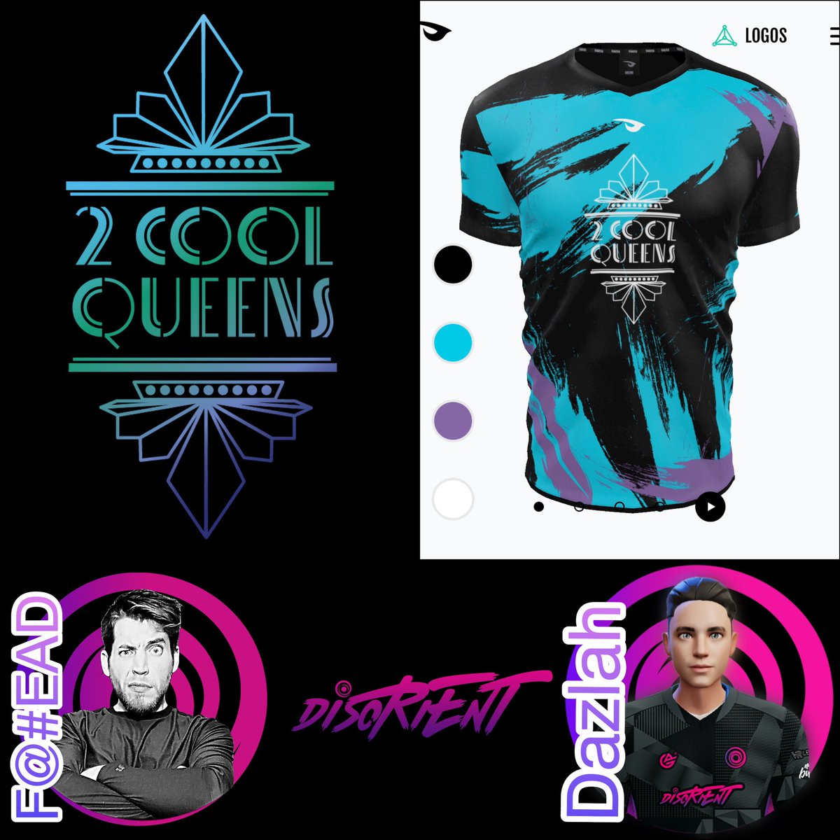 930pmEDT we will make our debut at our new home <a href="/DisorientLabs/">Dazlah</a>!! We are mixing things up tonight so make sure you tune in! Disorient’s own Dazlah and F@#EAD will be making a return appearance tonight! GIVEAWAY: CUSTOM 2CQ JERSEY! 
discord.gg/disorientlabs

twitch.tv/disorientlabs