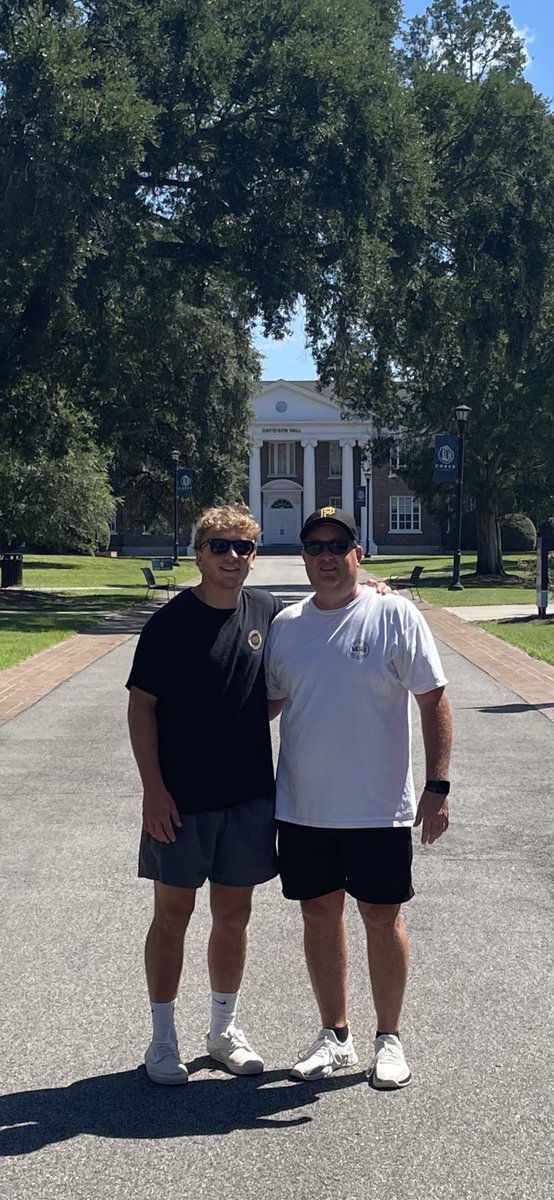 mikeweinell's tweet photo. Good luck to Trey this year at Coker University. https://t.co/6ScXmqxXO0