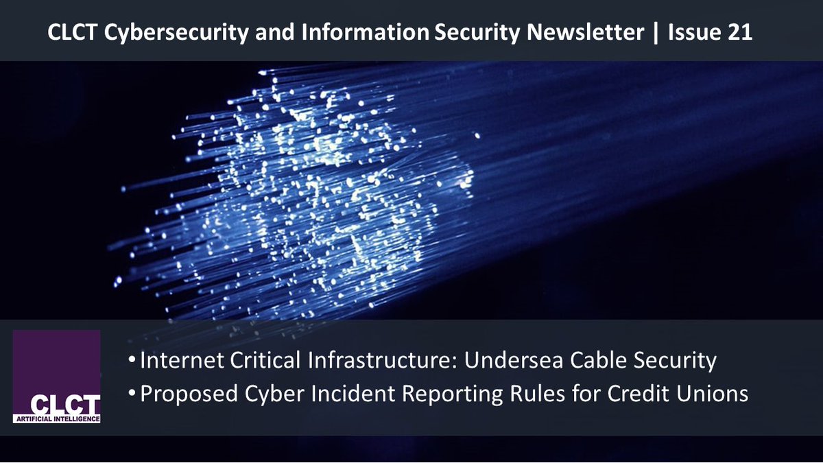 WMclct's tweet photo. In our August issue of the CLCT Cybersecurity and Information Security Newsletter, we cover a recent nationwide internet outage in Canada caused by @Rogers, which raised the issue of protecting internet critical infrastructure. https://t.co/P64UKnRcjm