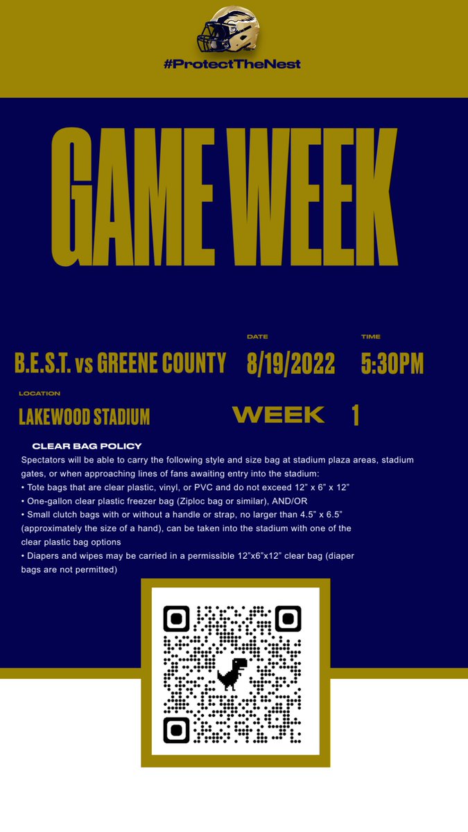 JFive81's tweet image. Everybody come out and #ProtectTheNest🦅🦅🦅 for our season/home opener. Let’s start the #GoodEra off right! @BESTEaglesFB @coachgoodrum