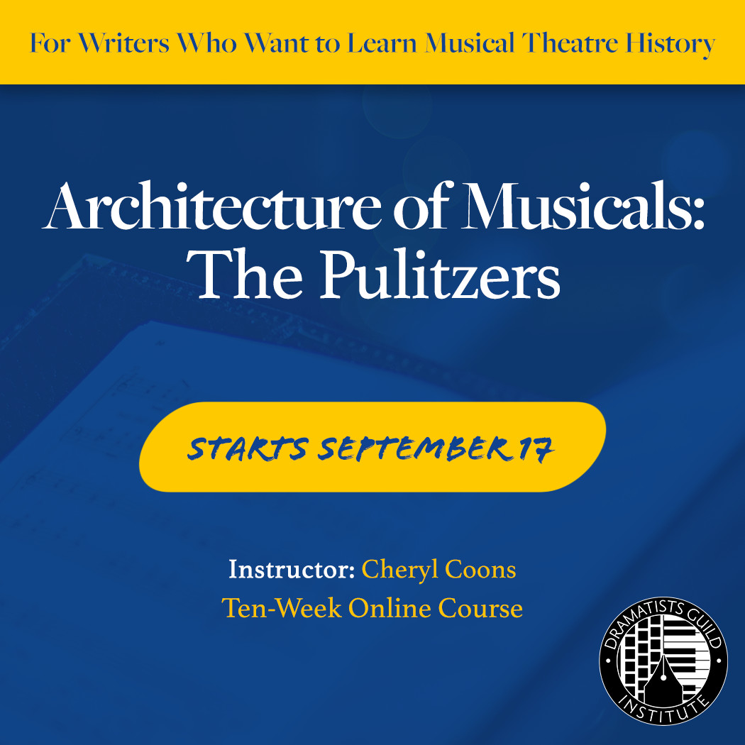 Do you want to learn musical theater history? Join @Cheryl_Coons this fall at the DGI! In this course, you'll dig deep into timeless craft principles & discover the breathtaking innovations that drive each Pulitzer winning musical’s success. Learn more: dginstitute.org/fall-2022