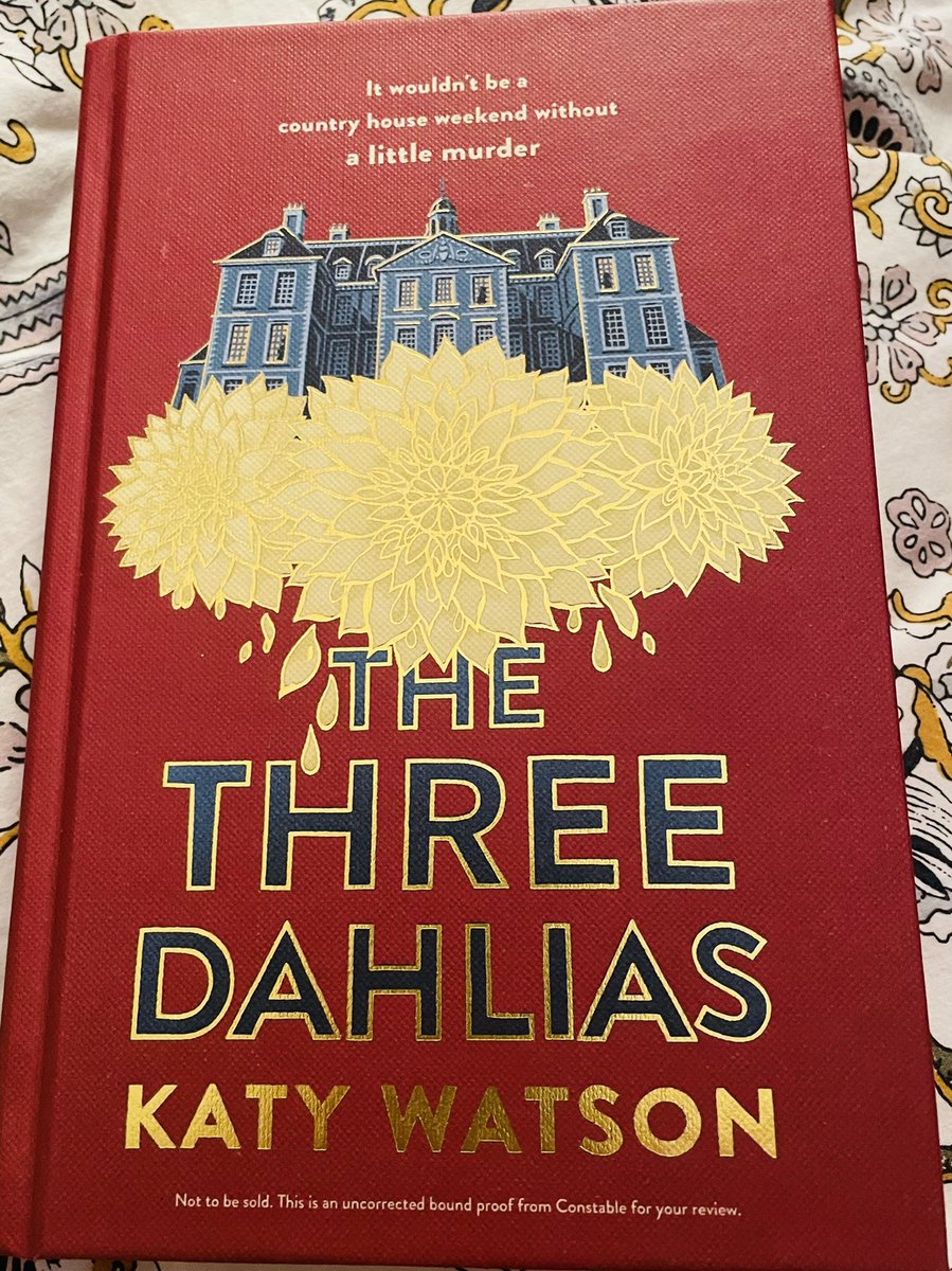 5 ⭐️ book from @KWatsonAuthor. #TheThreeDahlias was a great murder mystery, crime read and reminiscent of the novels of Agatha Christie. Would recommend! @LittleBrownUK @BethWright26