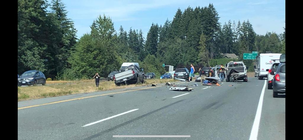 NanaimoNewsNOW's tweet image. TRAFFIC: MVI on #Nanaimo Parkway severely impacting northbound traffic between Mostar Rd and Northfield Rd exits. Avoid the area.