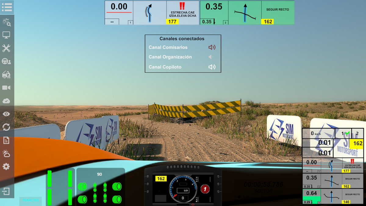 Mientras los probadores siguen sumando km. de test, retomamos el sistema de comunicaciones.

Inicialmente para unos 1.000 usuarios estará totalmente integrado y dispondrá de panel de gestión accesible en cualquier dispositivo.

Fácil, sin añadidos.

Más que un juego, ¡#simracing!