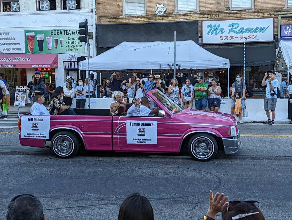 NikkeiKarate's tweet photo. It was great to see everyone at the 2022 Nisei Week Japanese Festival Parade - at Little Tokyo, Los Angeles! ~ Photos courtesy of Kevin and Sean!

#nikkeikarate #nikkeigames #nikkeikarate2022 #nikkeigames2022 #niseiweek #niseiweek2022 #niseiweekparade #niseiweekparade2022 #karate https://t.co/CvK5saIUbQ