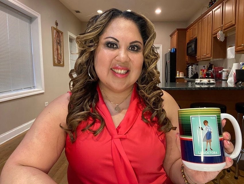 latinospro's tweet photo. Gracing the #MEXtalks stage is immunologist and allergist, Dr. Juanita Mora! Many of you may know her from social media as the charismatic "health hero" who brought comfort and joy early on during the pandemic. She educates families on vaccination, asthma, food allergies, & more. https://t.co/CtdhYGOa5k