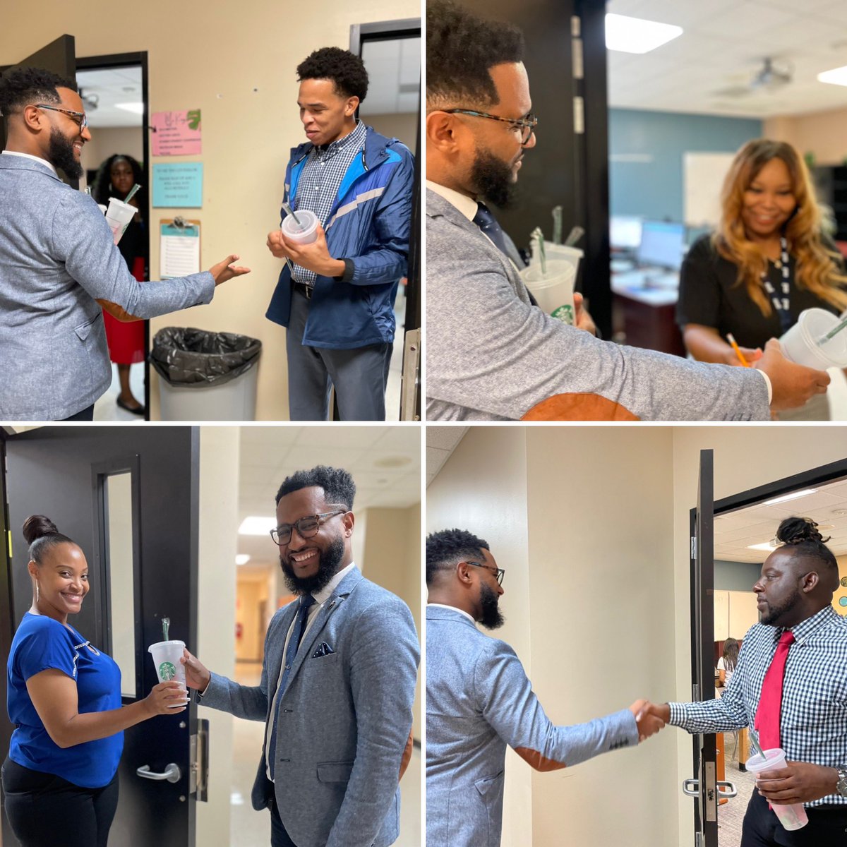 iEDU_2's tweet photo. First days are refreshing, yet unpredictable. Therefore I took time to personally thank each staff member for taking the ticket to be on my bus. 🚌 #TheEnergyBus #StaffBookStudy @RMAhouston @RMAschools #Prepare2Succeed https://t.co/qgjTQZfjyf