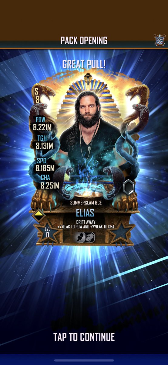 mrdavidco's tweet photo. @WWESuperCard Thank you!! 🔥🤘 https://t.co/EDP26TNxTo