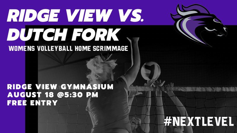 Make sure to come out this Thursday, August 18th at 5:30pm to the first womens volleyball home scrimmage!