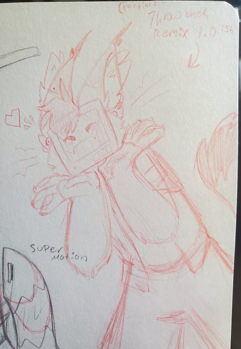 greenthatsblue's tweet photo. Some doodles from the past few days. Good golly I always forget how much I love red pencil.... #sunfnaf #eclipsefnaf #sundrop #doodles #SolFnaf #remix #OC https://t.co/VhUpxvy6lD