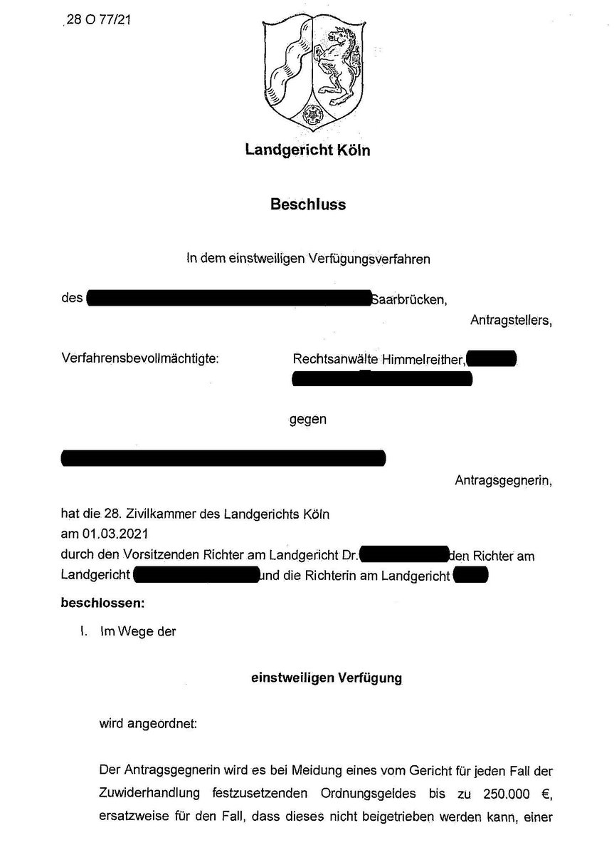 recht_help's tweet photo. @LGKoeln: Private #Chatnachrichten dürfen ohne Einwilligung des Verfassers grundsätzlich nicht veröffenticht werden, ansonsten droht der Erlass einer  #einstweiligenVerfügung 👀👉https://t.co/I6HtrrcYj1 | #ausaktuellemAnlass für @n3ll41 | #Recht #Jura #recht_help #Anwalt https://t.co/W1hfF3LENQ