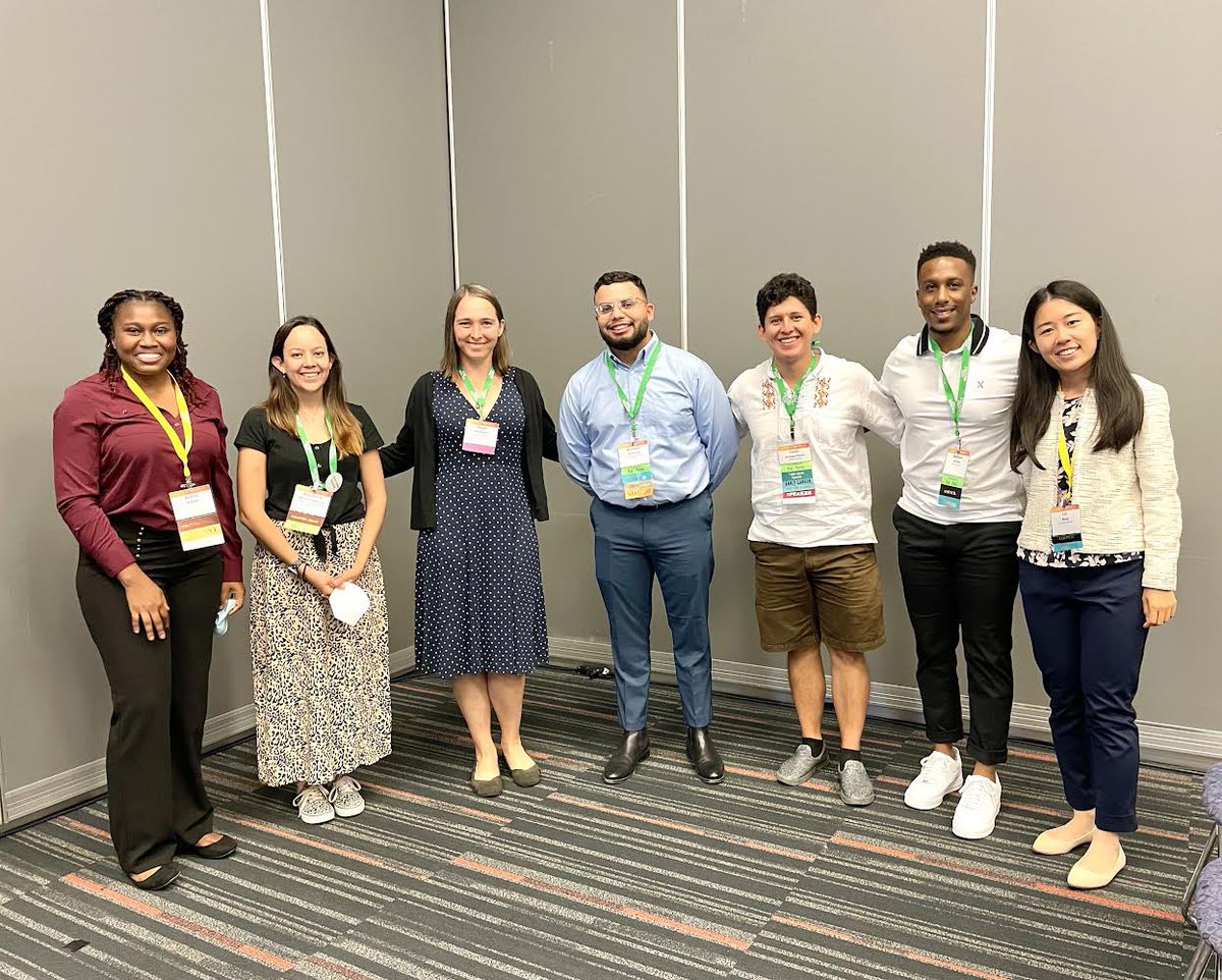 So nice to be able to discuss the efforts #ESA2022 section leaders have made to push DEIJ efforts while still pointing out room for opportunities to work on and hopefully implement in the future! <a href="/BEcologists/">Black Ecologists</a> <a href="/ESA_SciComm/">ESA Communication and Engagement Section 💧</a> <a href="/ESALatAmCarib/">ESA Latin America & the Caribbean Chapter</a>  <a href="/esa_ejsection/">ESA EJ</a>