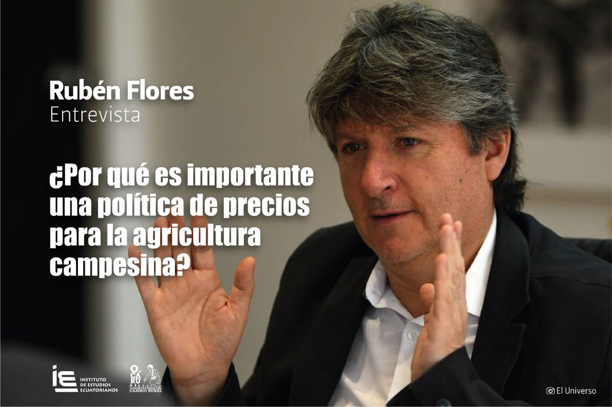 #Entrevista // En el contexto de las mesas de diálogo entre el gobierno nacional y el movimiento indígena, el Observatorio del Cambio Rural (OCARU) comparte la entrevista realizada al economista Rubén Flores, docente y ex ministro de Agricultura.

Link 👉 ow.ly/ihlQ50KklYh