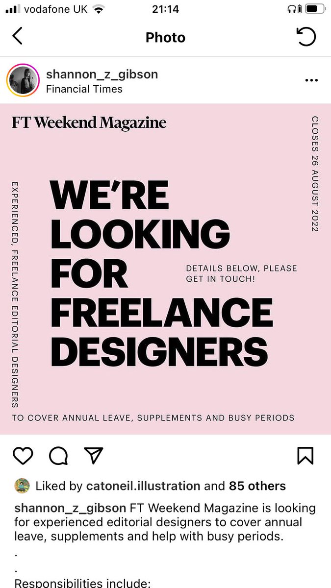 The Financial Times are on the look out for designs- here’s the link to the OP with details on how to apply;

instagram.com/p/ChR4AzzsDOO/…