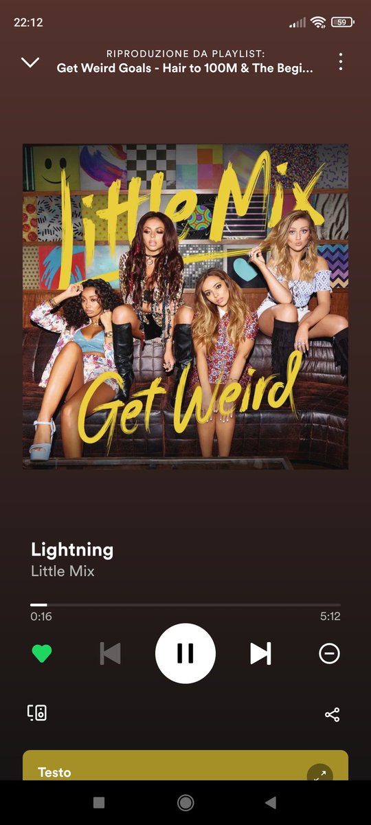 Chiainfinity's tweet photo. I'm late but let's go !#GetWeirdStreamParty Starting with one of my favourites from this album ! https://t.co/YiRK0kdgQC