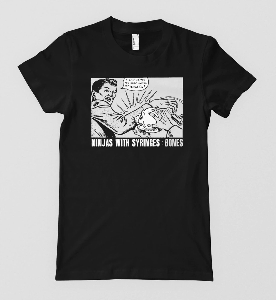 New "Bones" T to polish your marrow

Limited run available now: nopantsrecords.com/store