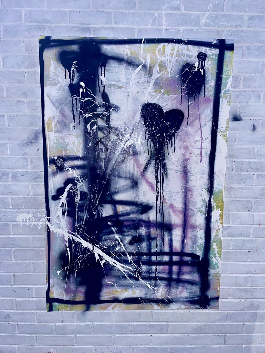 I got fed up today and this is what happened .. into it #art #abstractart