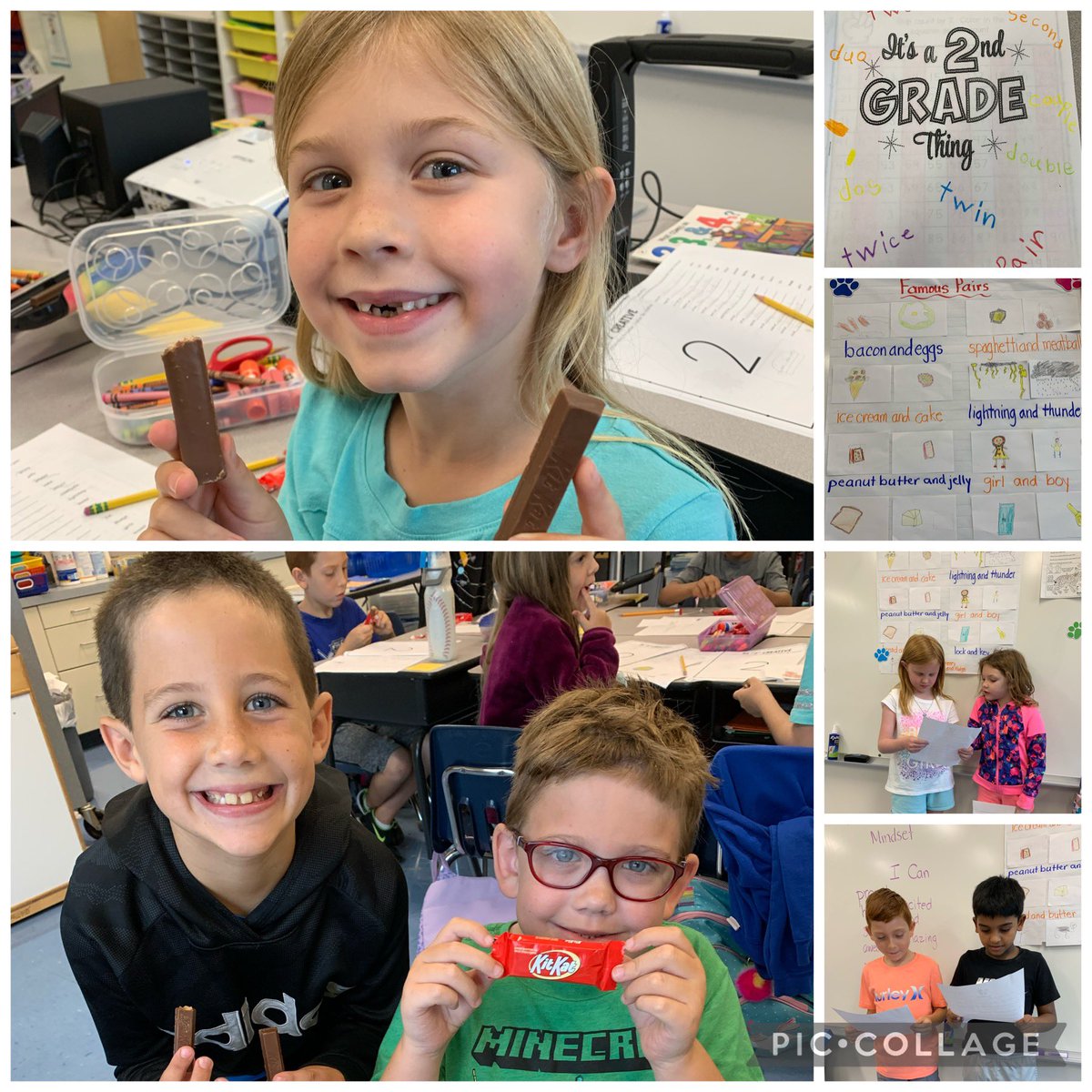 MrsBsBobcats's tweet photo. We had an exciting first few days of school. First Day pictures, Second Day doing everything by 2s, Third Day sharing our summer fun and looking forward to what is to come in Second Grade. It will be a great year! 🤩🐾 https://t.co/CZTONFatCw