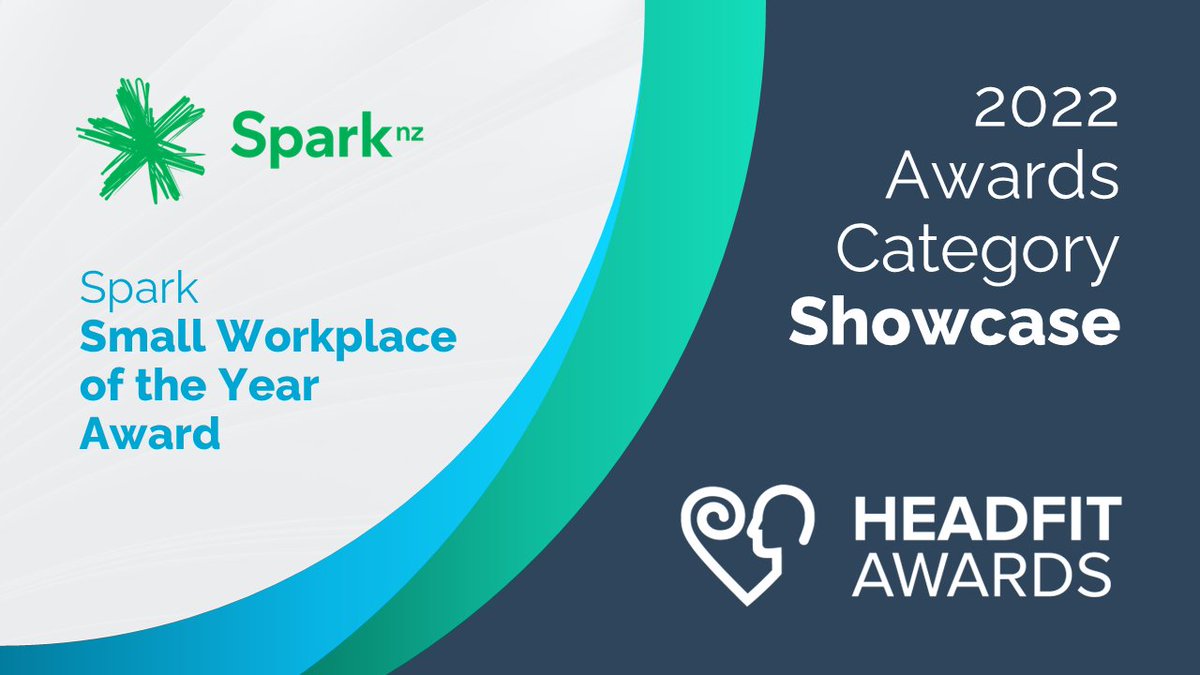 Small businesses are the backbone of our economy -- contributing massively to the lives and prosperity of Kiwis. The <a href="/SparkNZ/">Spark NZ</a> Small Workplace of the Year Award recognises an org with < 200 staff that is leading the way for #mentalhealthatwork. Enter now: headfitawards.org/enter/#hfa2022…