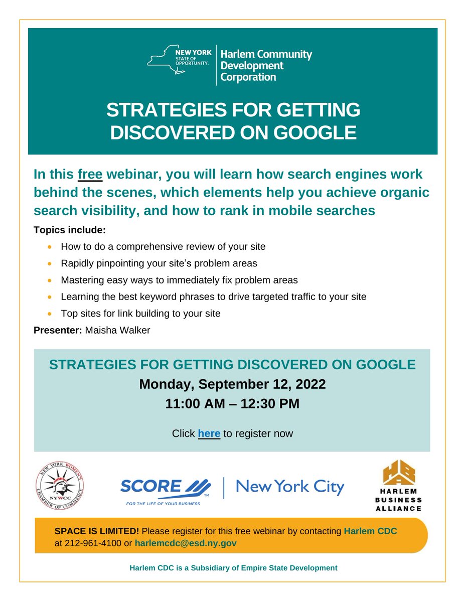 Harlem CDC tweet media