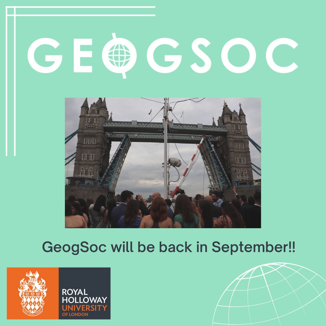 RHUL GeogSoc tweet media