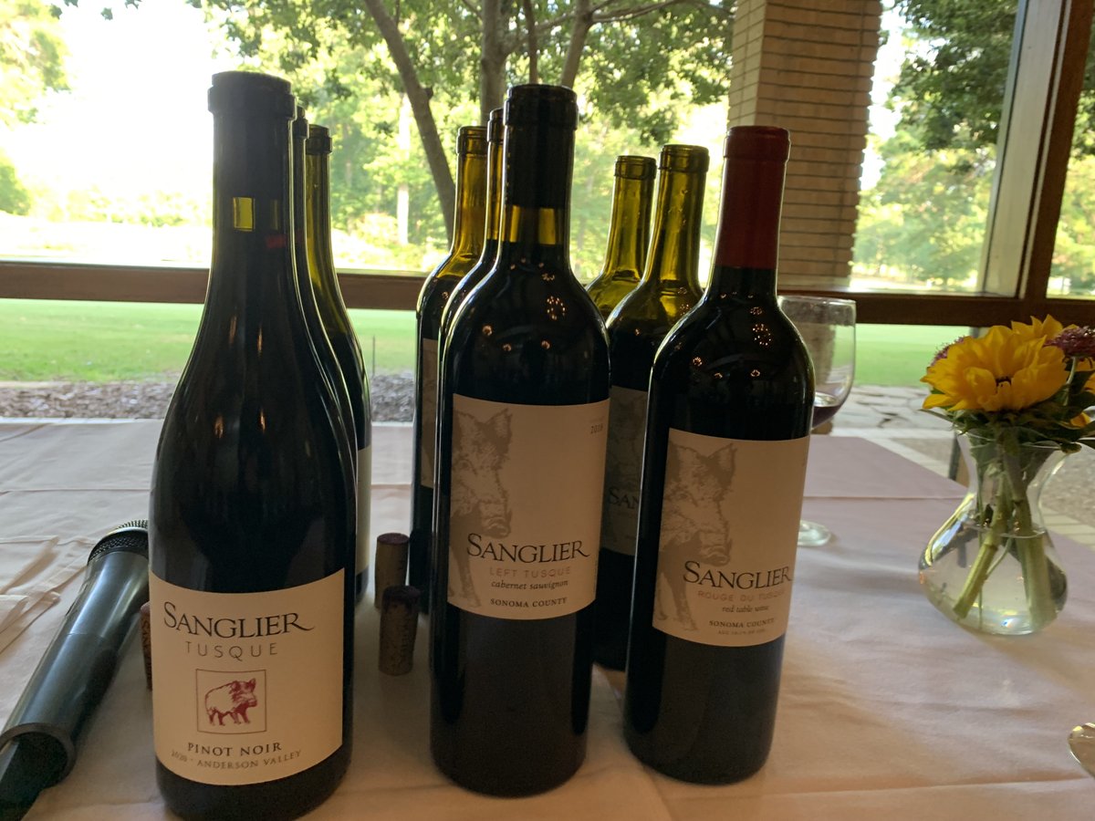 SanglierCellars's tweet photo. The menu and wine pairings from the most recent Sanglier Wine Dinner at Hollytree Country Club. What a great night!
#winedinners #californiawines #easttexas #sanglieraroundtown https://t.co/NEtnN0YFy6