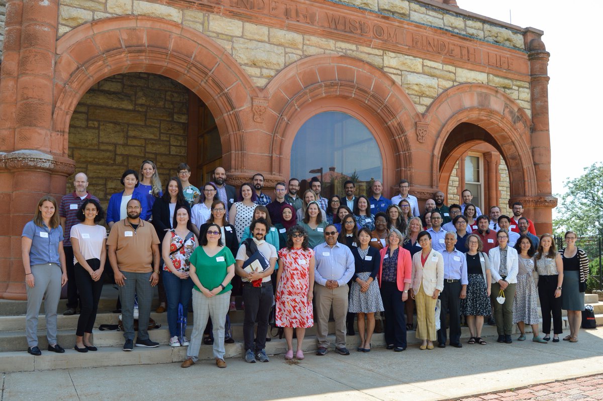 KUprovost's tweet photo. We are thrilled to see so many new faces at the New Faculty Orientation today. Please join us in welcoming this great group to KU! #RockChalk https://t.co/GOO9Cb7MNL