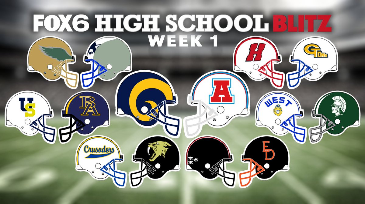 fox6blitz's tweet photo. The FOX6 High School Blitz kicks off the 2022 season this Friday night! This is where we will be for Week 1 including our Game of the Week: Marquette vs. Arrowhead https://t.co/Ylj9wl8ihI