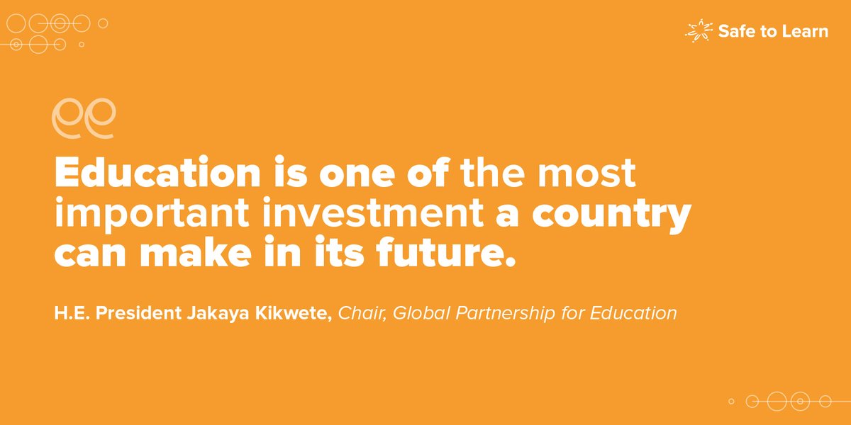 GPforEducation's tweet photo. 4 steps leaders around the 🌍 need to take to #EndViolence in education:

1️⃣ make safe schools a key topic at every major education forum
2️⃣ hardwire #GenderEquality into education systems
3️⃣ address the root causes of violence
4️⃣ step up education financing

@GPtoEndViolence https://t.co/K0r5SVSSYd