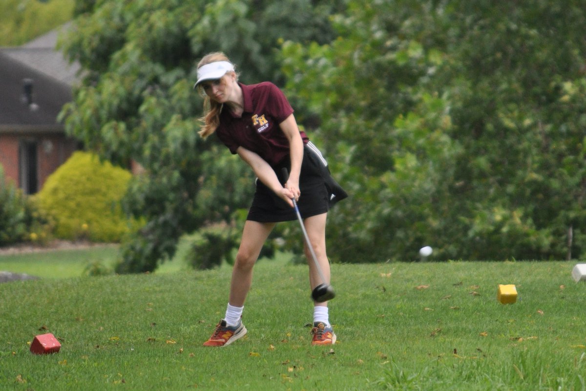 FH_Highschool's tweet image. The FH Girls' Golfers made the most of this gorgeous day in their match at Lakeside against Waterford.  Already lots of improvement over last season!