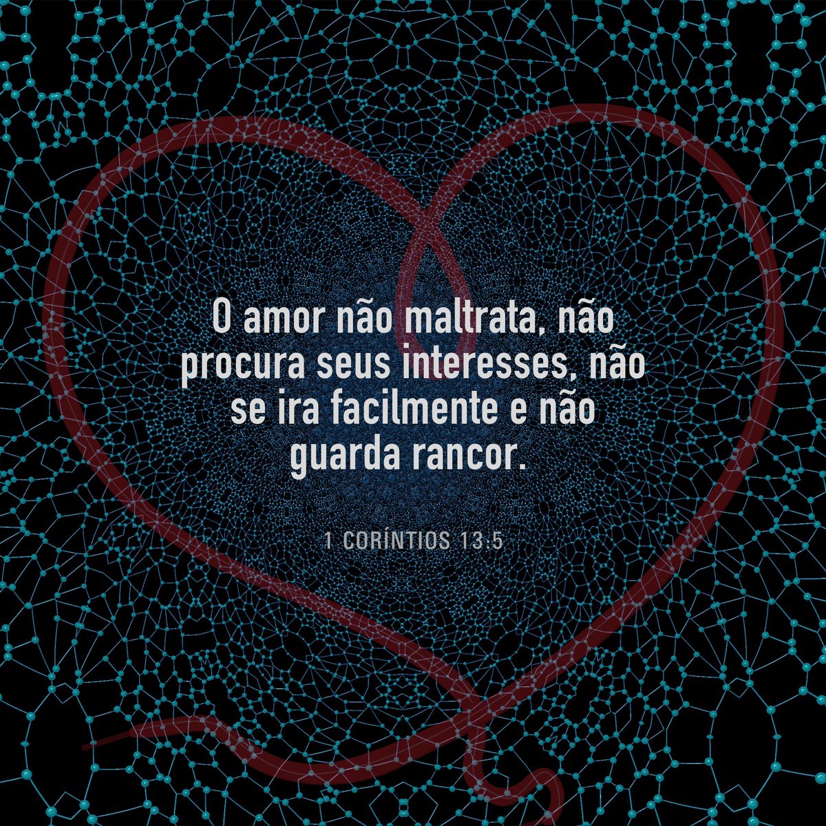 enteu's tweet image. O amor não maltrata, não procura seus interesses, não se ira facilmente, não guarda rancor.

1 Coríntios 13:5