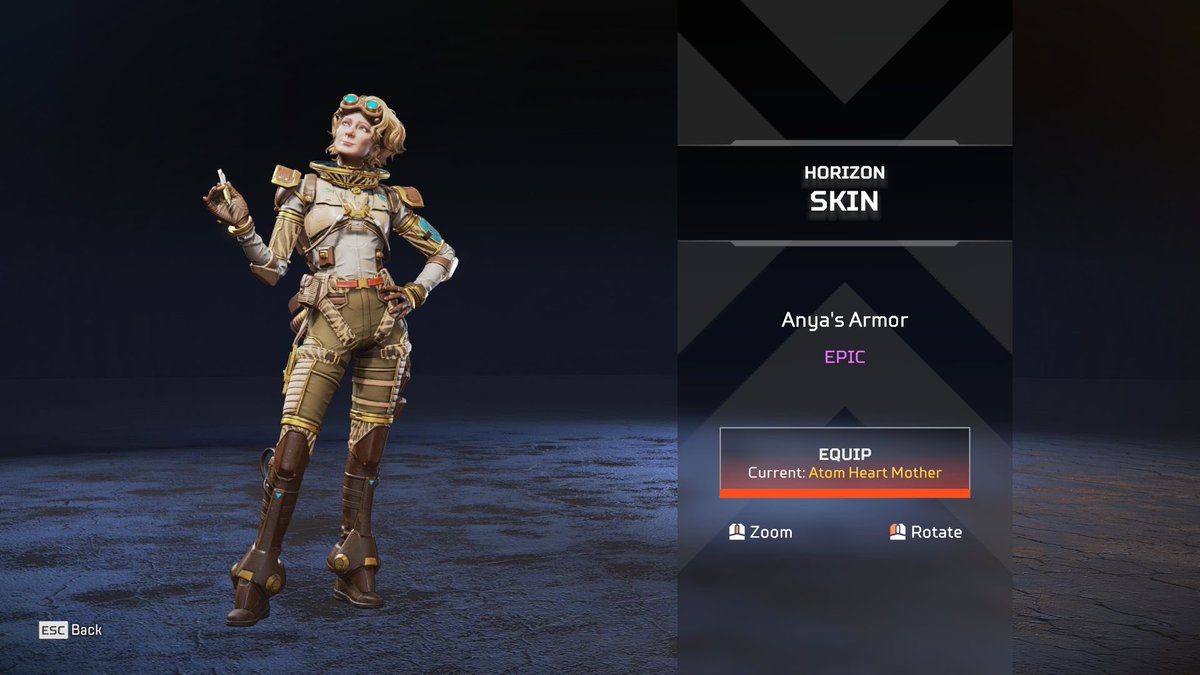ElleNewlands's tweet image. Not me crying because @PlayApex @Respawn honored my 20 year old cat who recently passed away with a skin in her memory.
Anya’s Armor 😭

Thank you @VancouverTim and your good good heart. Best job ever ❤️

#ApexLegends 
#HorizonApexLegends