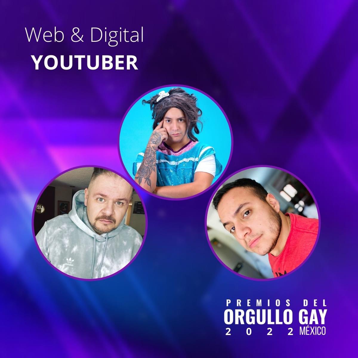 elnandobaena's tweet photo. Se siente muy padre que después de tantos años y tanto tiempo llegue la hora de que reconozcan tu proyecto. Agradezco a los #PremiosDelOrgulloGay 2022 por la terna en Web and Digital YouTuber… vamos por el trofeo 2022. https://t.co/u6zTdHb8AJ