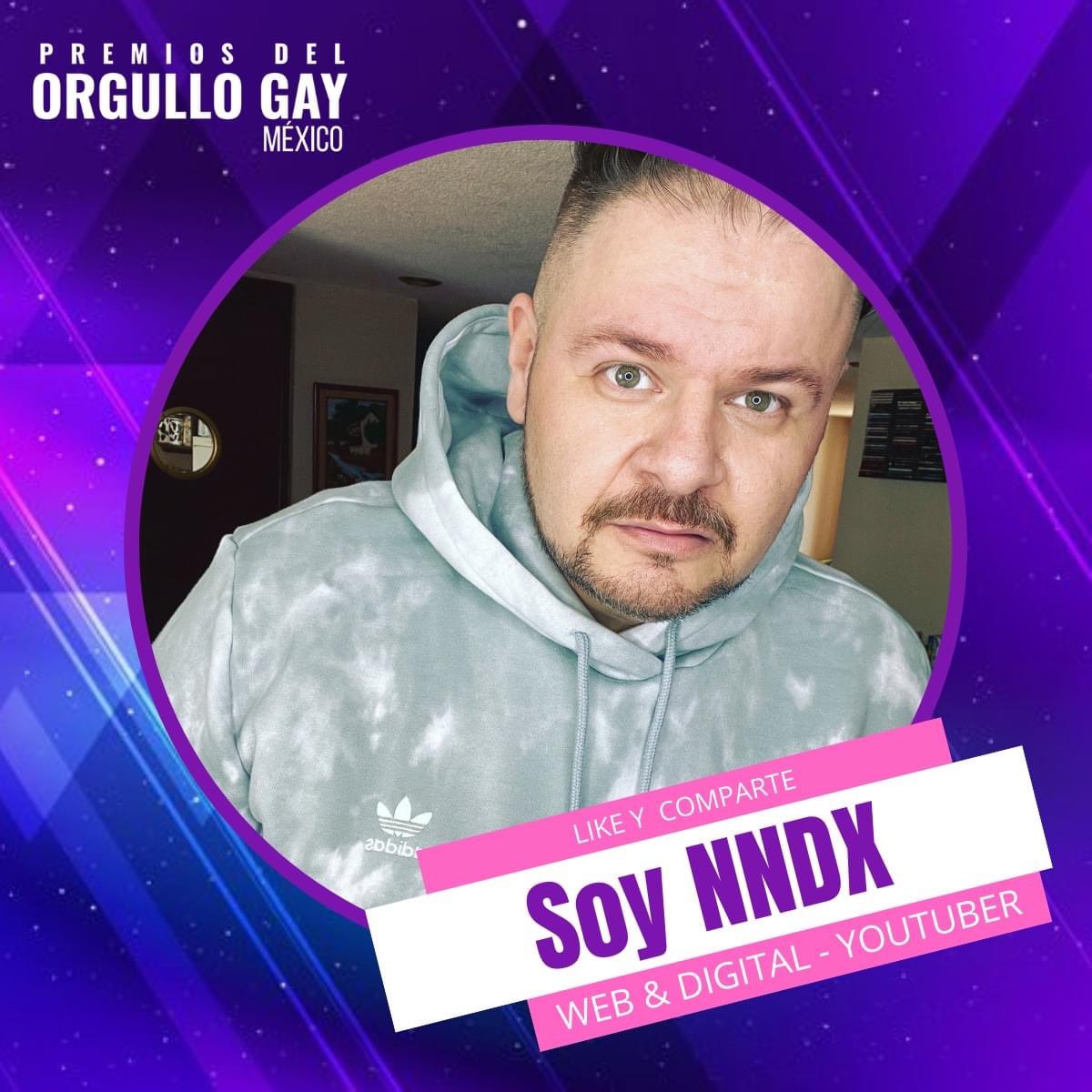 elnandobaena's tweet photo. Se siente muy padre que después de tantos años y tanto tiempo llegue la hora de que reconozcan tu proyecto. Agradezco a los #PremiosDelOrgulloGay 2022 por la terna en Web and Digital YouTuber… vamos por el trofeo 2022. https://t.co/u6zTdHb8AJ
