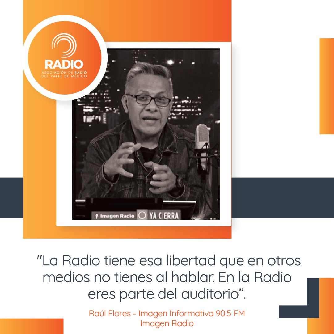 arvmradio's tweet photo. 📻 La fuerza de la Radio está en incluir a todas las voces
"La Radio tiene esa libertad que en otros medios no tienes al hablar…”
Raúl Flores / Imagen Informativa 90.5 FM / Imagen Radio
@SoyRaulFlores / @Imagen_Mx / https://t.co/o1aCv6jOsc
#arvm #virtudes #medios #locutores https://t.co/cS9WxWA3aI