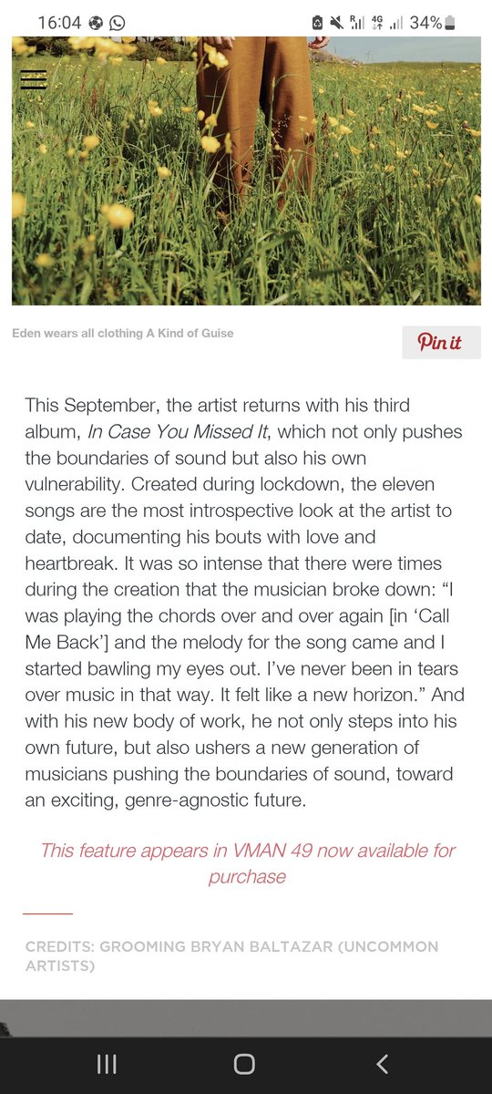 iameden's tweet photo. hello hello, i had a conversation with @VMAN about my upcoming album you can read it here - https://t.co/3olwYJeTuY

also in print in their latest edition 🤓 https://t.co/tBMesSZ5yz