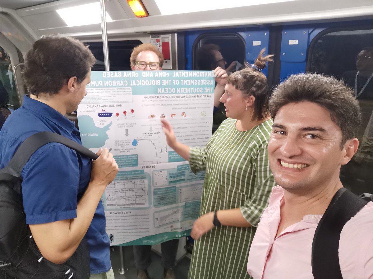 Ezequiel Santillan (@ezesantillan) on Twitter photo Spontaneous #ISME18 poster session in the train at #Lausanne featuring <a href="/coddiepoc/">Dr. Cordelia Roberts (she/her)</a> <a href="/A_H_MCGRATH/">Alex McGrath</a> @ZiggyMarzinelli and local audience too! (the guy even missed his stop to keep listening! 🎉😁💪🏼🇨🇭) #microbialecology #TruthAtAllCosts Spontaneous #ISME18 poster session in the train at #Lausanne featuring <a href="/coddiepoc/">Dr. Cordelia Roberts (she/her)</a> <a href="/A_H_MCGRATH/">Alex McGrath</a> @ZiggyMarzinelli and local audience too! (the guy even missed his stop to keep listening! 🎉😁💪🏼🇨🇭) #microbialecology #TruthAtAllCosts